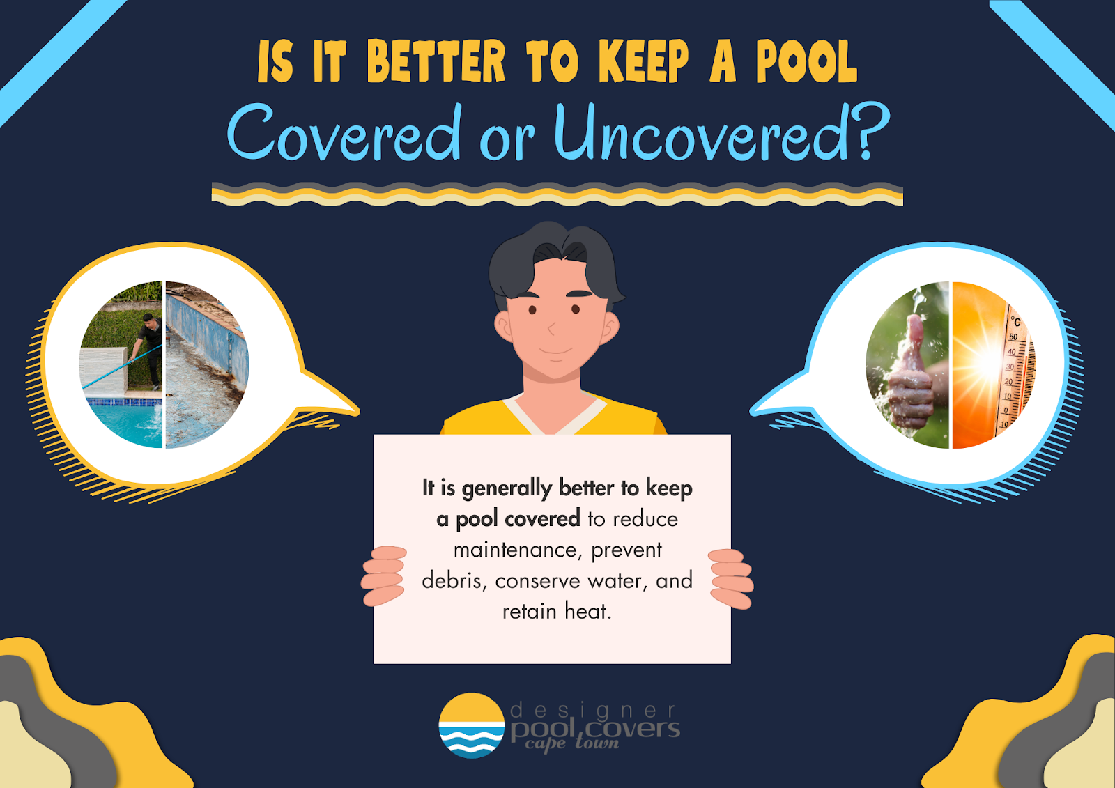 Is it better to keep a Pool Covered or Uncovered? - Covers for Swimming Pool