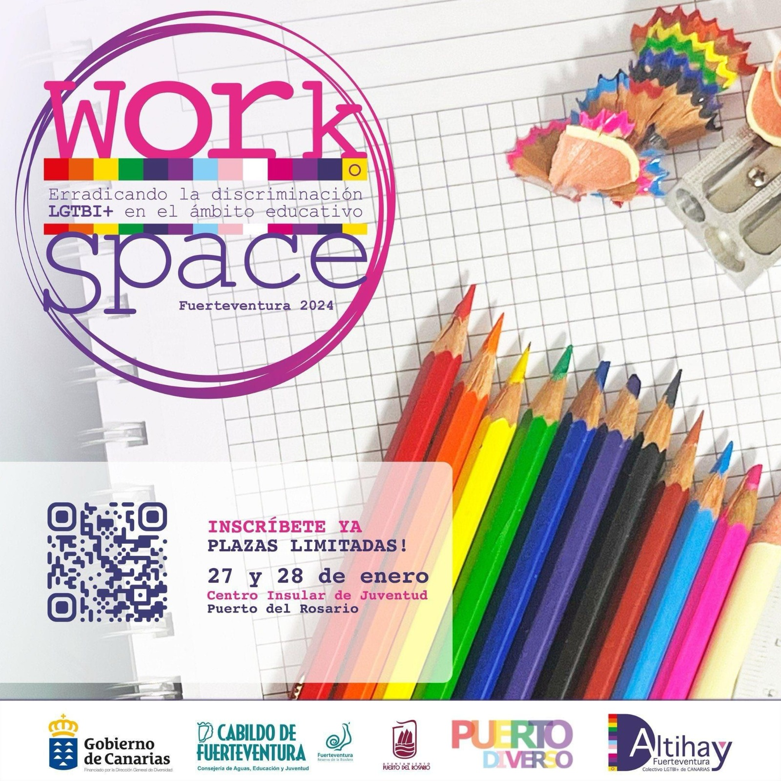 2a Edición WorkSpace: “Erradicando la discriminación LGTBI+ en los ámbitos educativos”