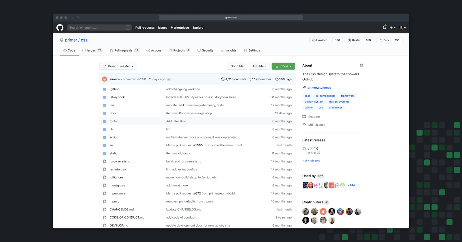 Github UI