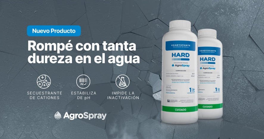 productos de agrospray: coadyuvante correcto de agua