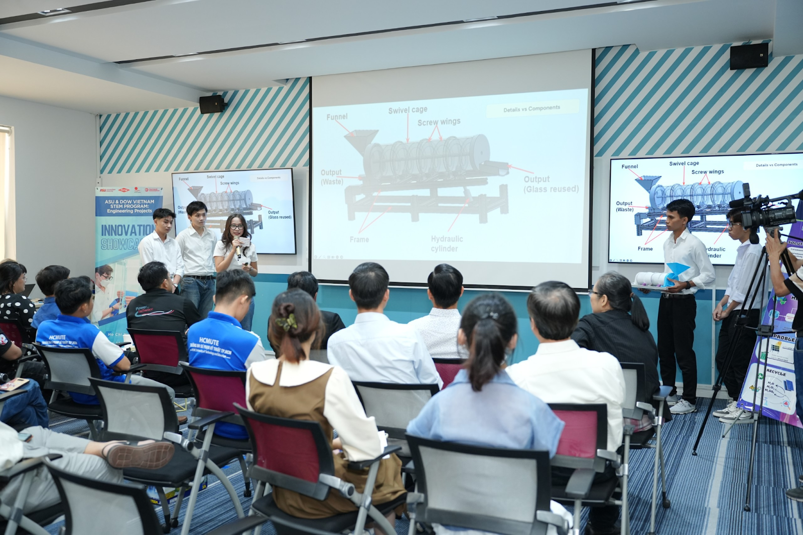 Sinh viên Lạc Hồng đạt Giải trình bày ấn tượng nhất tại Triển lãm dự án đổi mới eProjec