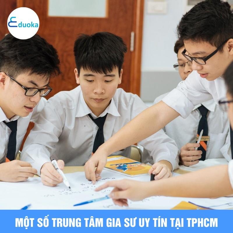 Một số trung tâm gia sư uy tín tại TPHCM