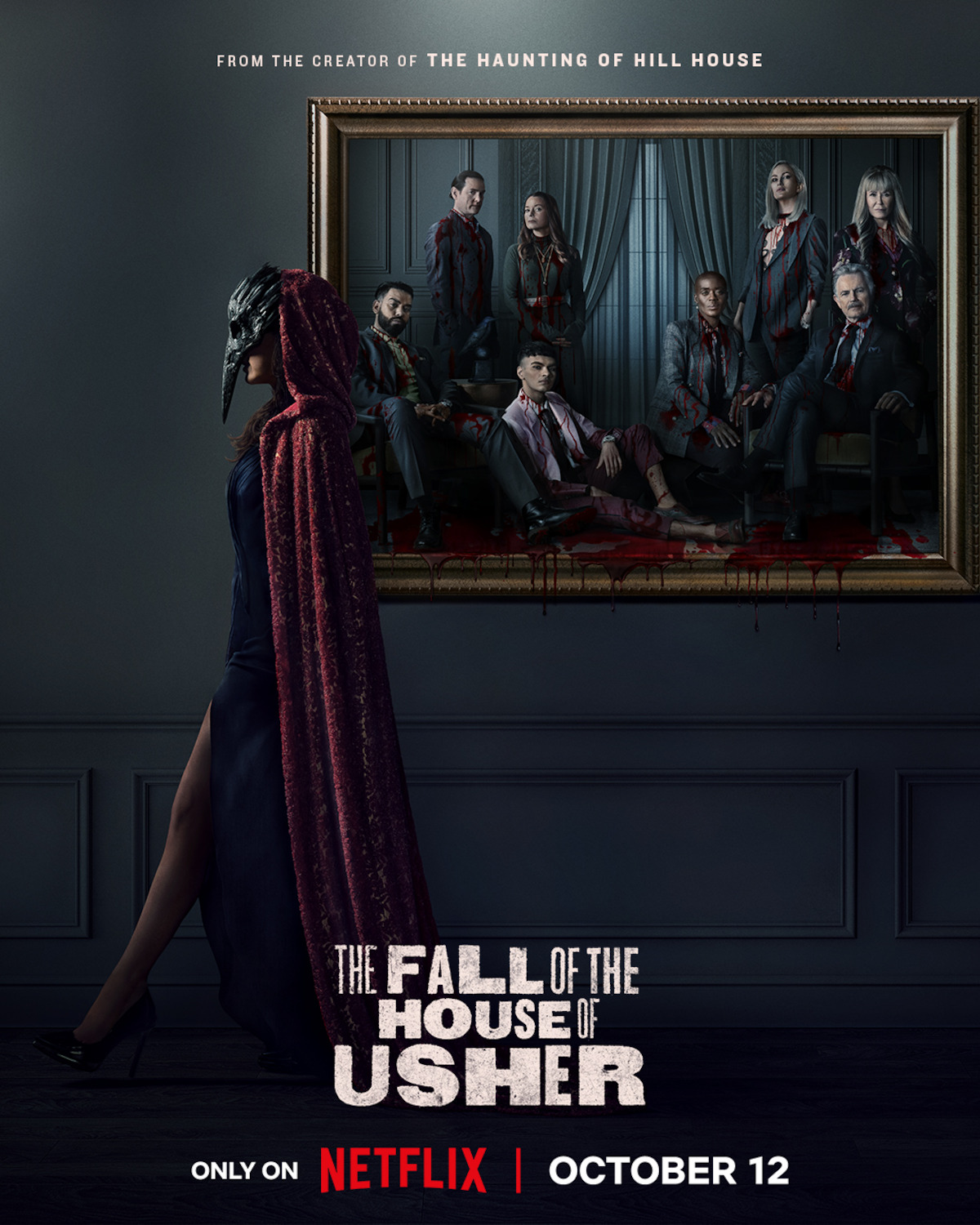 THE FALL OF THE HOUSE OF USHER POSTER NETFLIX