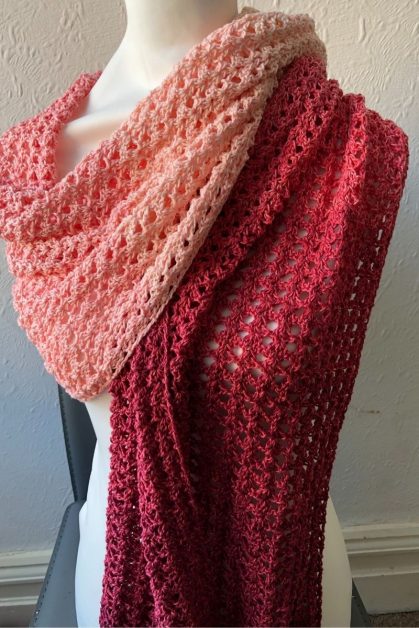 Crochet prayer shawl pattern