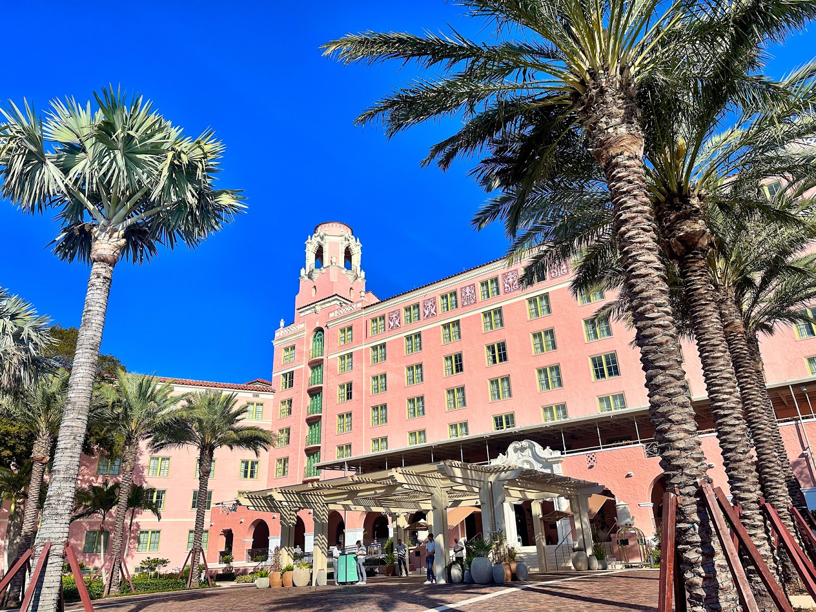 Exterior of The Vinoy one of the top resorts on the West Coast of Florida.