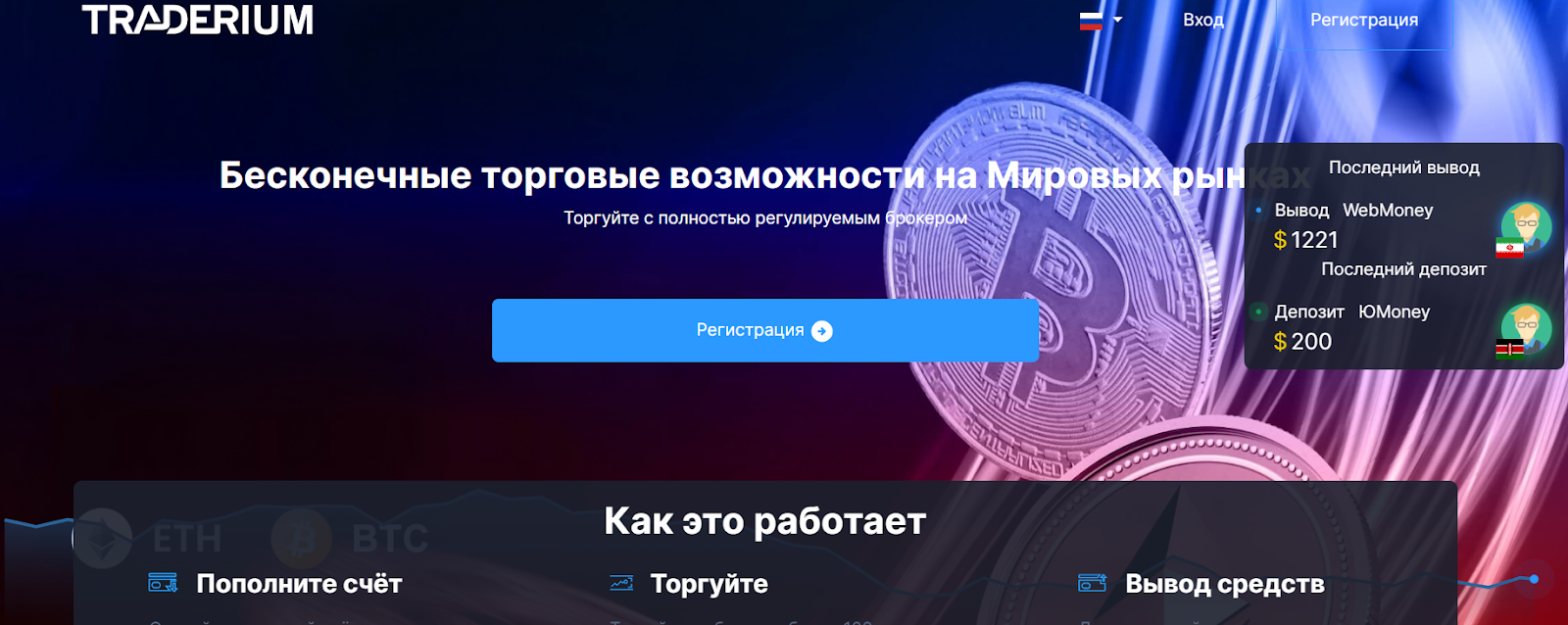 Тraderium обзор