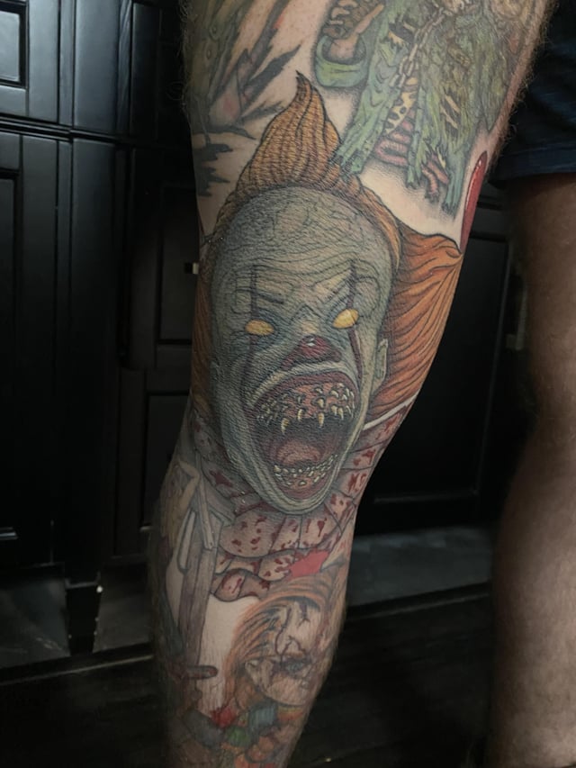 Spooky Wraparound Tattoo