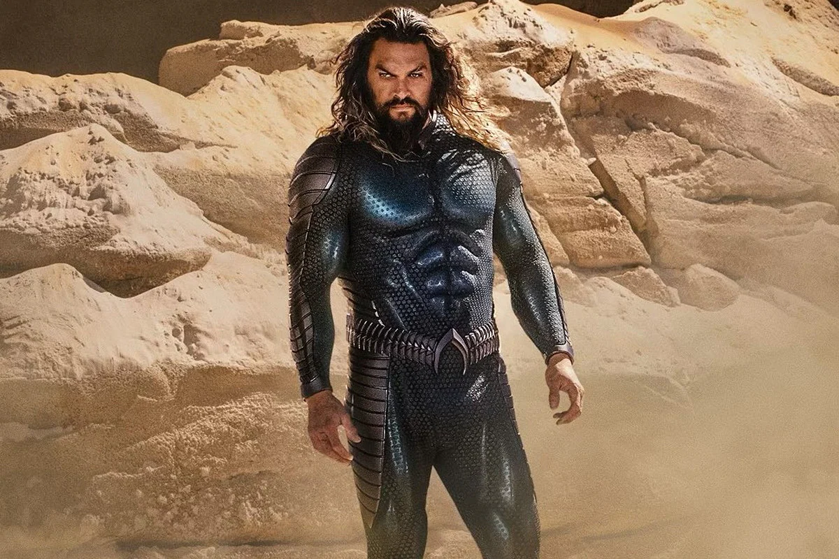 Aquaman in his blue suit