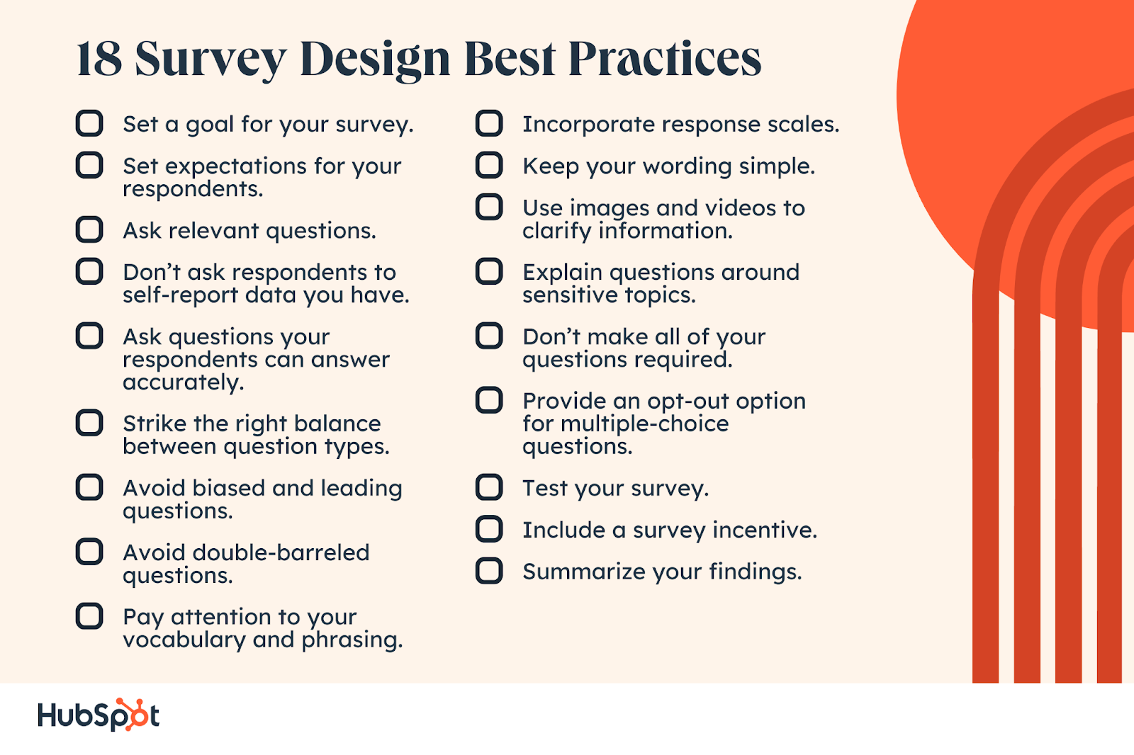 best practices of survey design