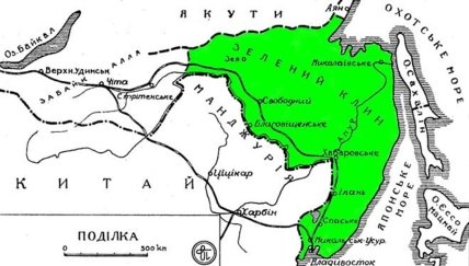 Мапа Зеленого Клину. 1920-ті роки