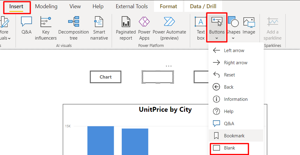 How to Switch Between Pages in Power BI using Page Navigation - 2