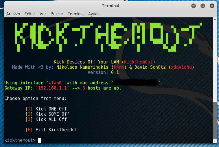 KickThemOut permite expulsar a todo intruso de tu red
