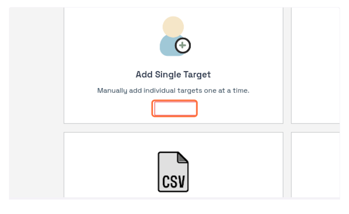 Adding a Single Target to Attack