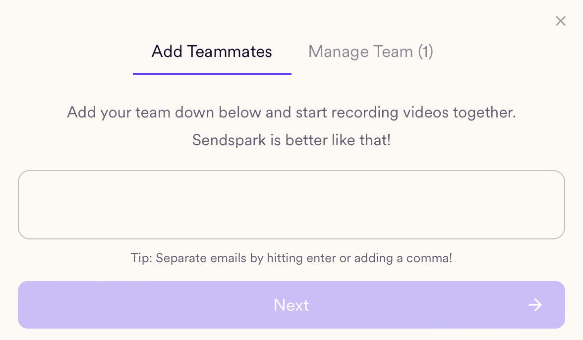 Invite Team Members to Record Videos