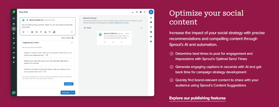 Optimize your Social Content with Sprout Social