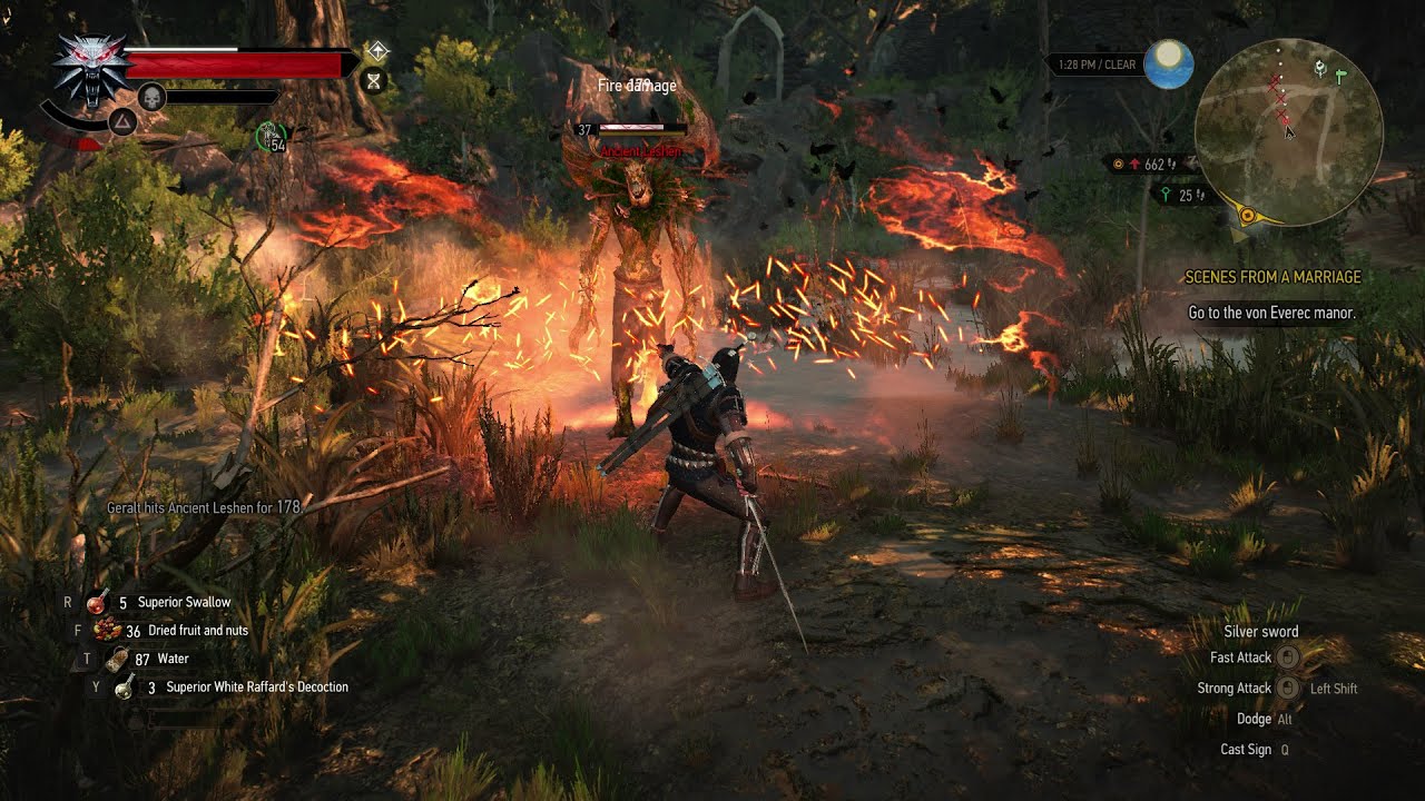 Arnskrone Castle ruins  ในเกม The witcher 3  By KUBET