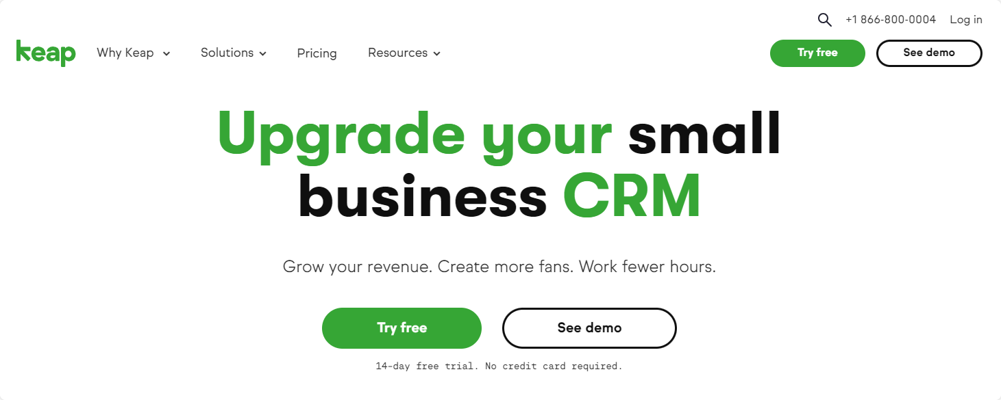 Keap woocommerce crm