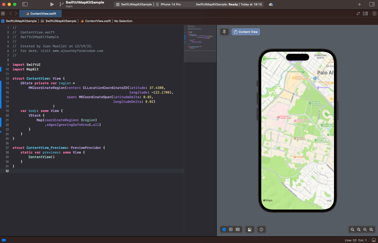 Integrating MapKit in SwiftUI