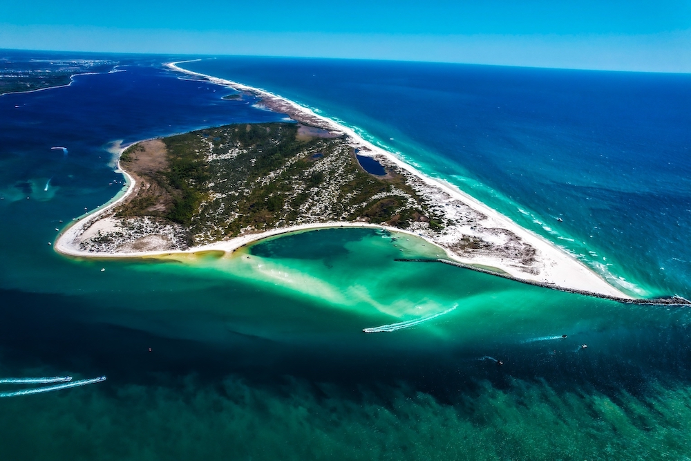 How Far is Shell Island From Panama City Beach? 