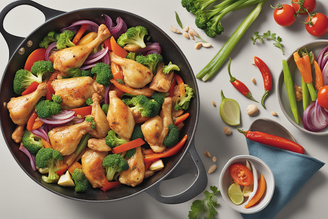 Colorful Chicken and Veggie Stir-Fry