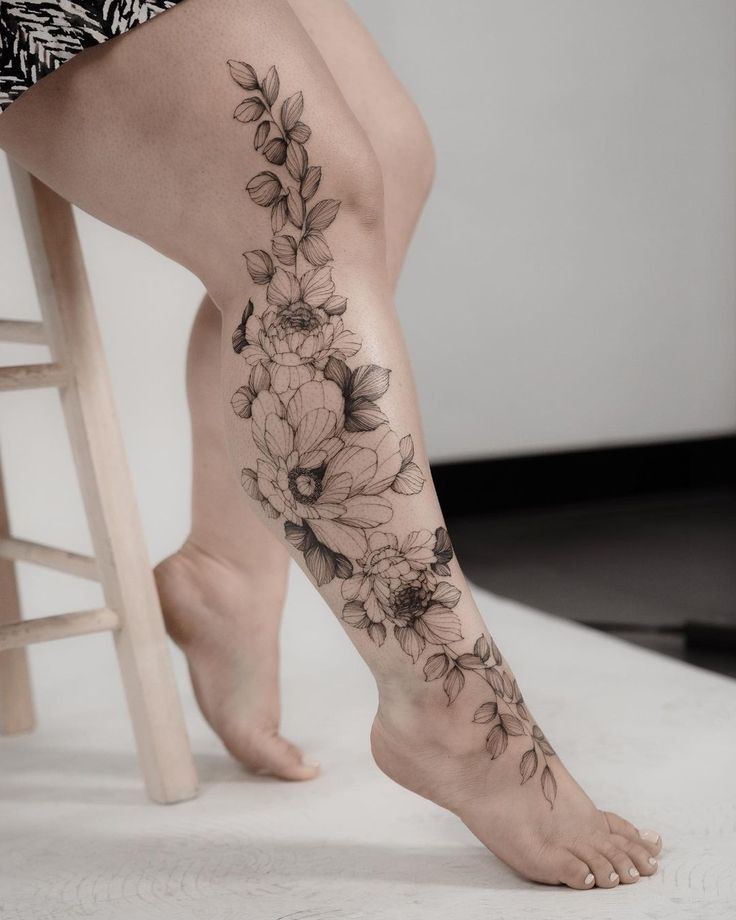 Wraparound Tattoo Leg