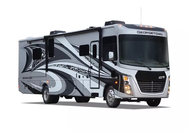 2024 best Class A motorhomes for full-timers Forest River Georgetown GT7 36D7 exterior
