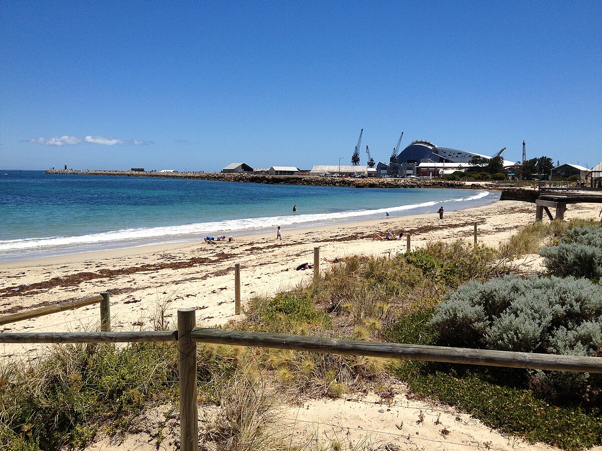 Bathers Beach View from the lower angle in a calm weather