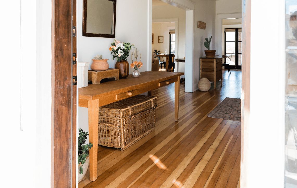 Wooden Furniture in Hallway