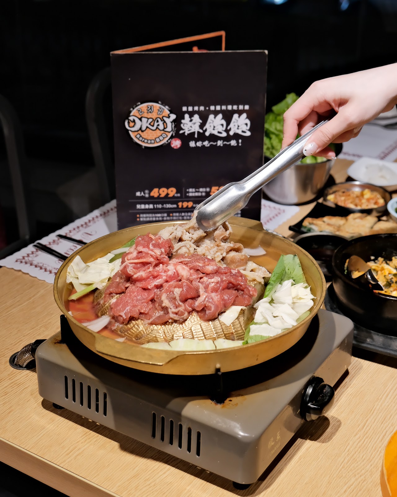 【韓國燒肉吃到飽推薦】OKAY韓國烤肉～韓式料理吃到飽只要4