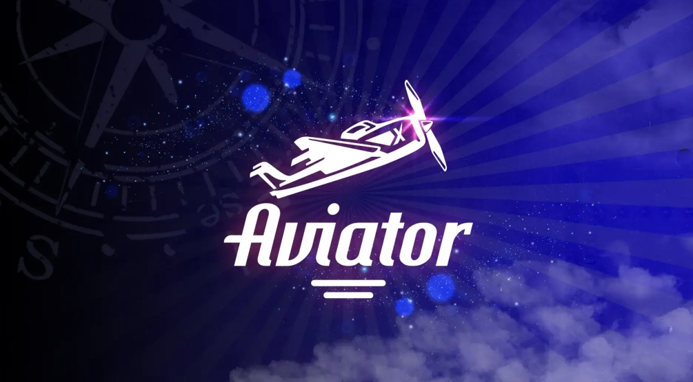 a logo of the casino game Aviator