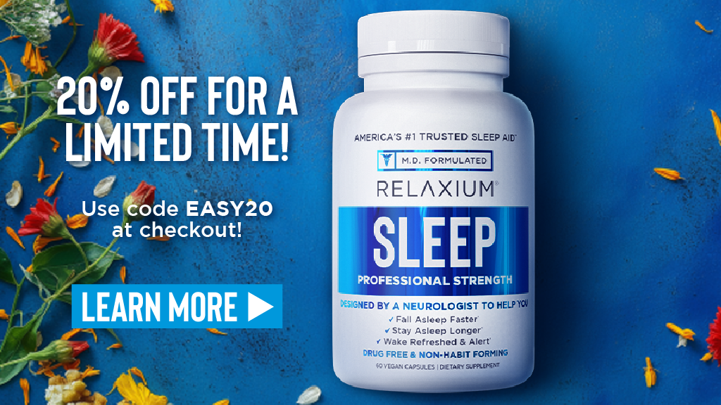 20% off relaxium sleep