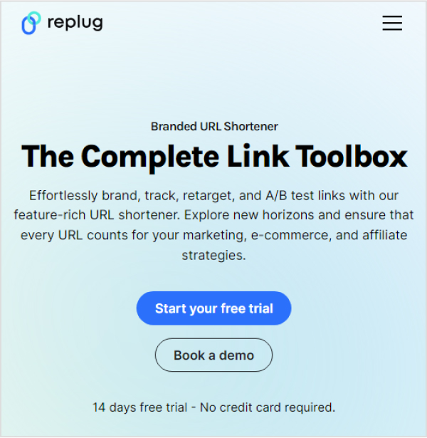 Replug-Link management tool