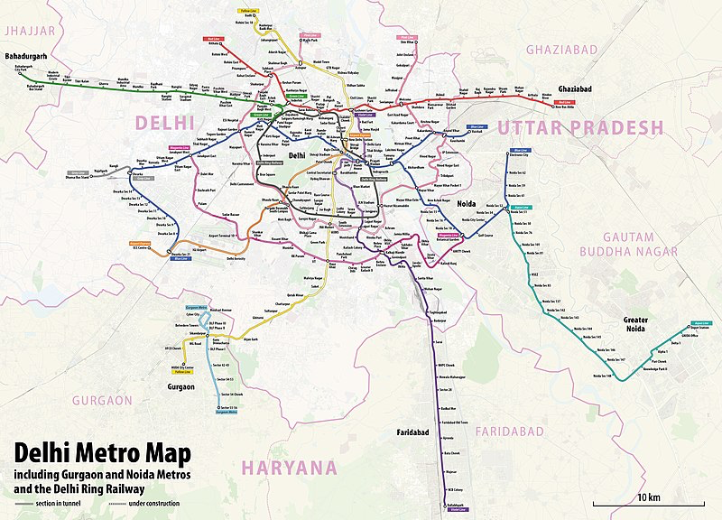 Delhi Metro Map