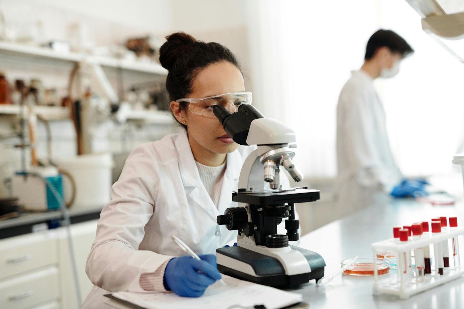 Woman Doing Clinical Trial 