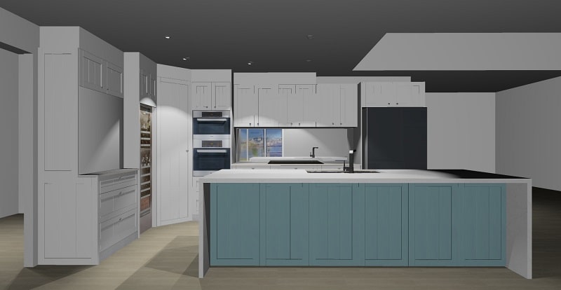 تصویر طراحی کابینت آشپزخانه مدرن