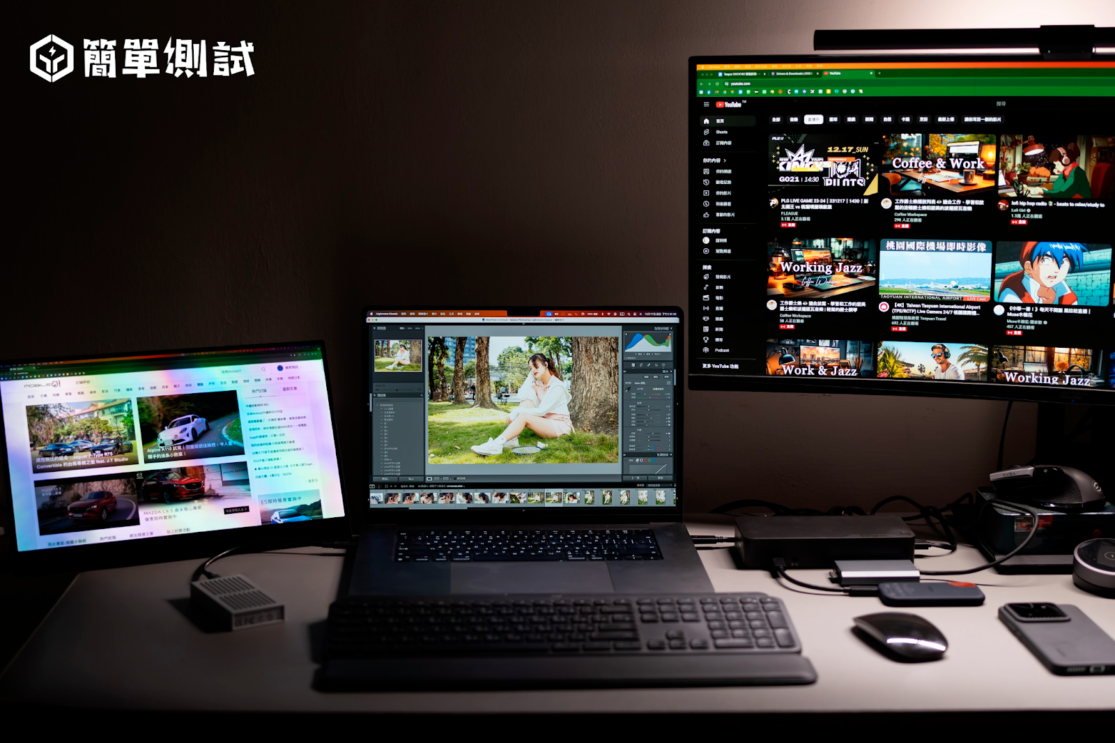 我找到了！MacBook 蘋果電腦多螢幕解決方案 - DisplayLink 協定 Targus DOCK182 擴充埠開箱評測