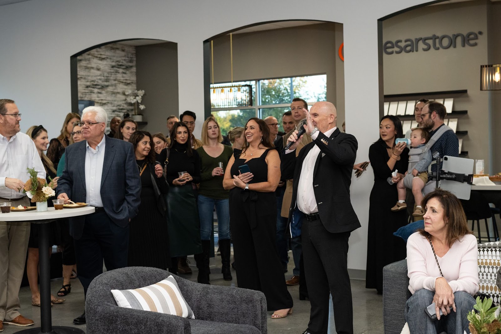 Some of the leading design mavens in North America were present in Caesarstone’s grand opening. 