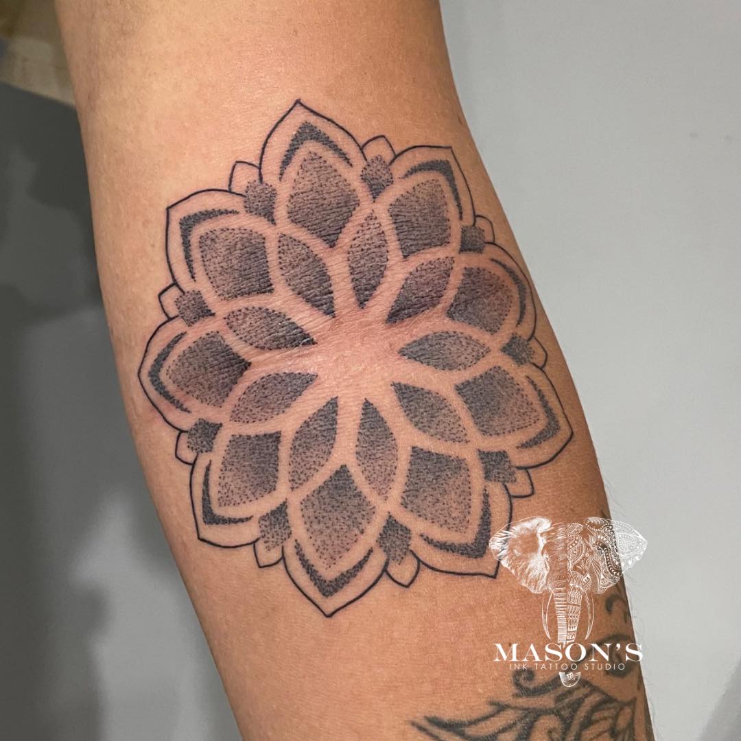 Mandala Tattoo by Mason’s Ink Tattoo Studio