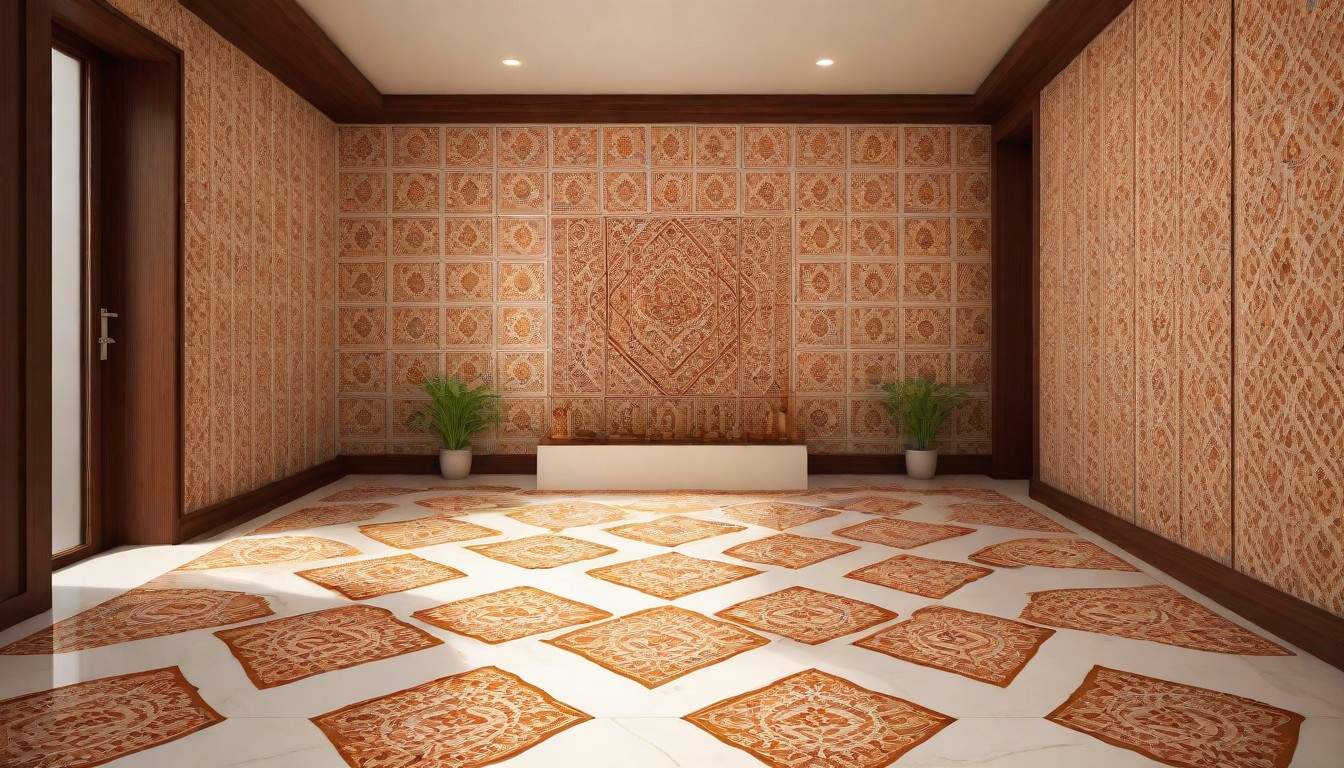 temple tiles design