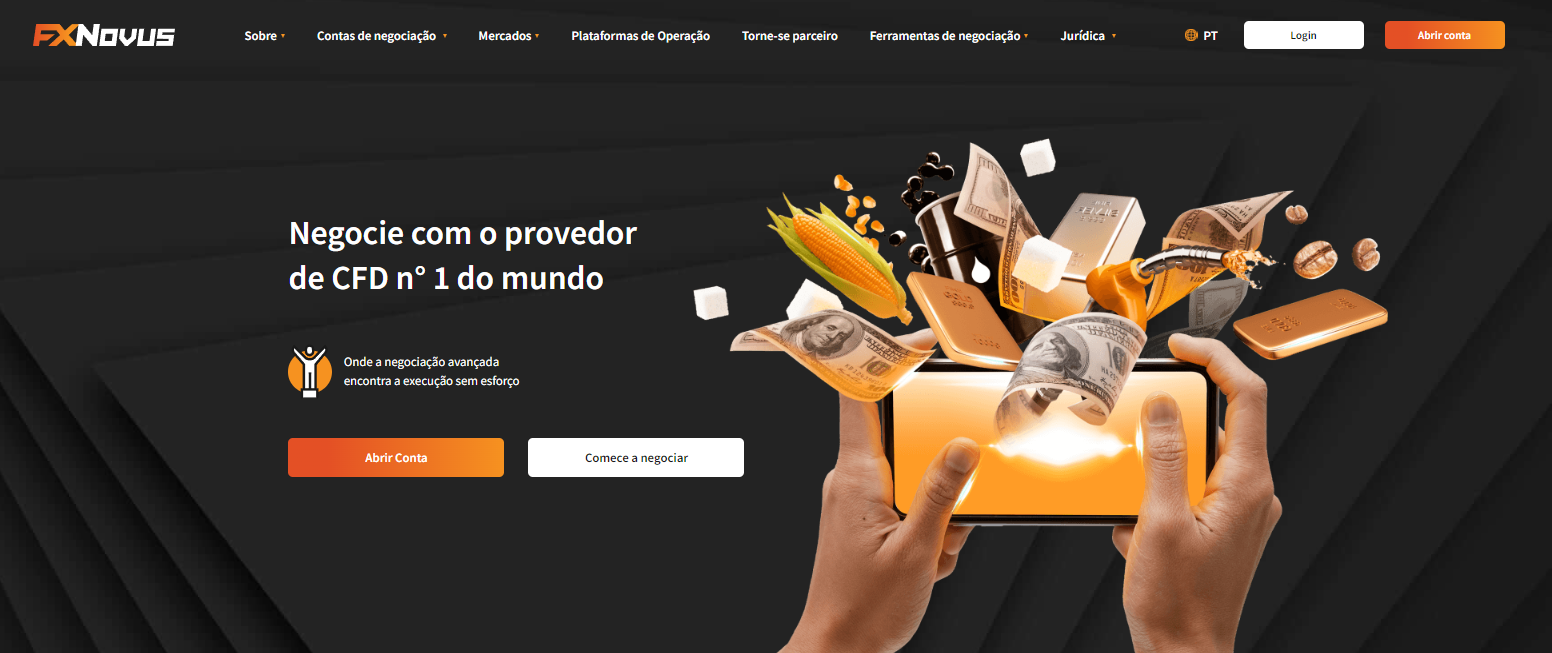 Negocie Forex com Corretores como FXNovus