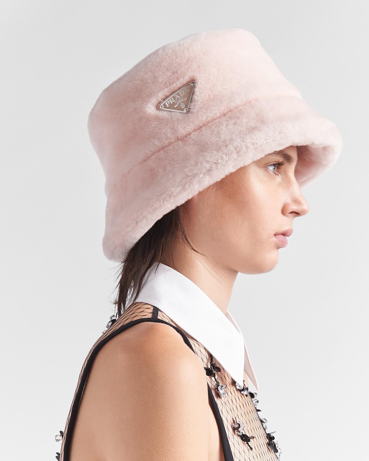 1. Prada Shearling bucket hat 