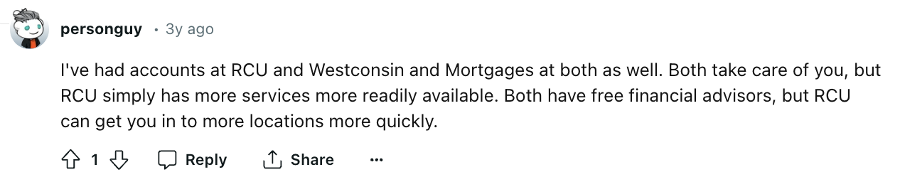 Royal credit union reviews Reddit