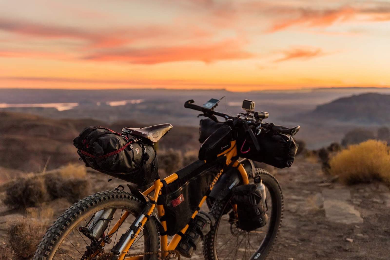Bike on top of the mountain - Outdoor Exercise