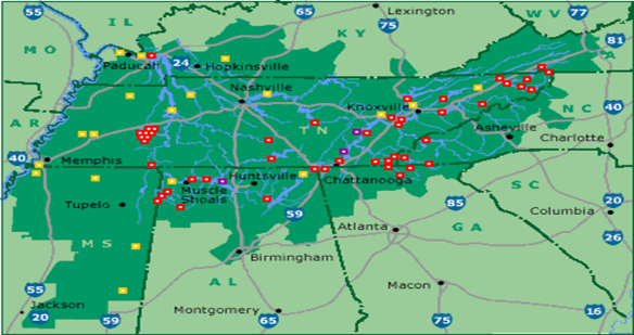 A map of the state of tennessee

Description automatically generated