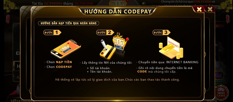 Hướng dẫn tất tần tật các bước nạp tiền Hitclub