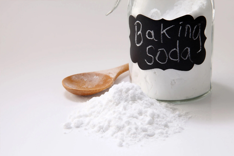 Baking soda giúp làm sạch da 