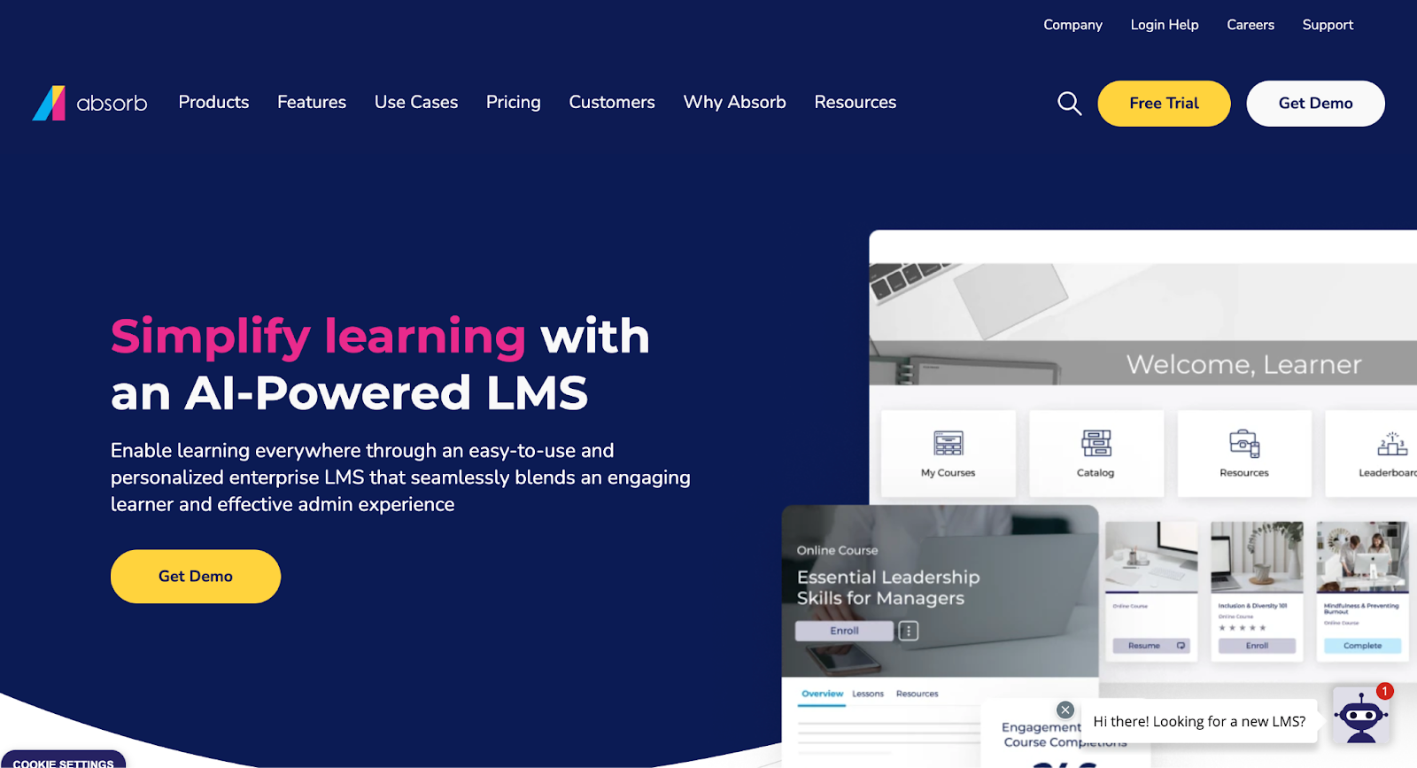 absorbe lms home page