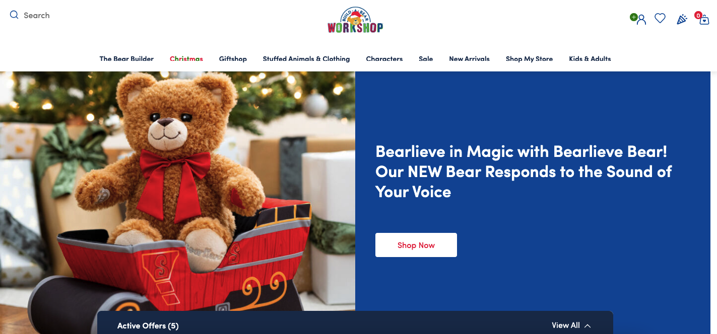 build a bear holiday season marketing