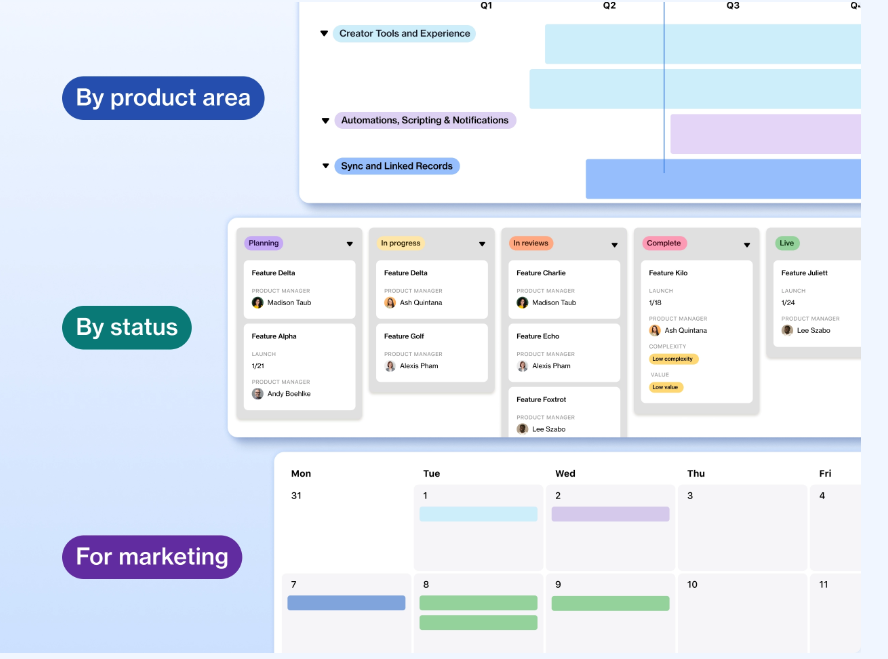 Customization using Airtable