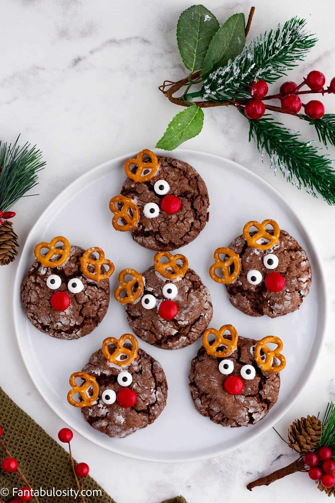 rudolph the red nosed reindeer cake mix cookies
